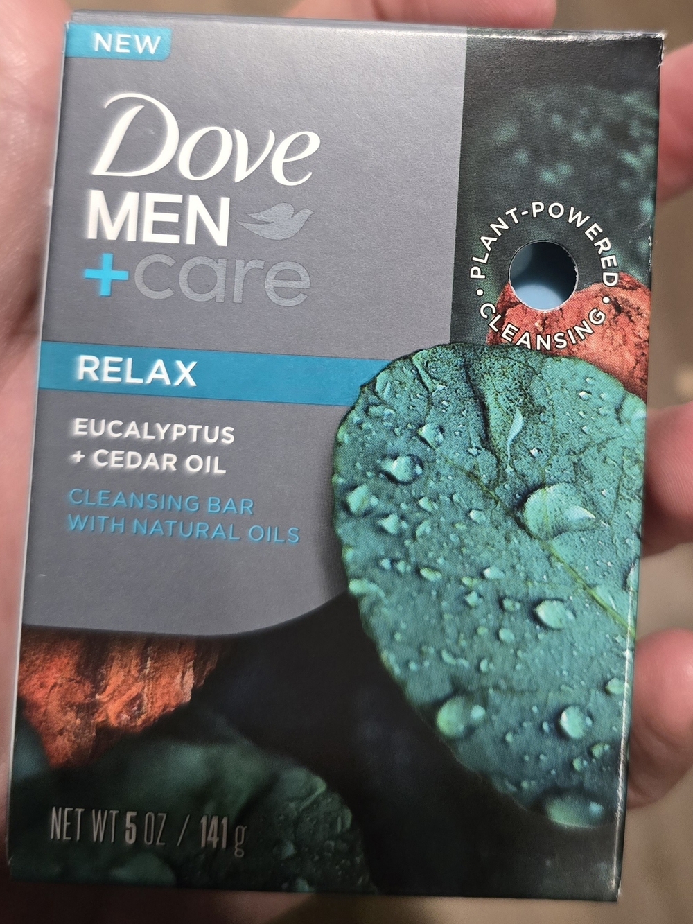 Dove Men + Care Relax Eucalyptus + Cedar Oil Cleansing Bar